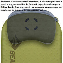 Самонадувний килимок Sea to Summit Camp SI Olive, Regular | Легкий та компактний туристичний каремат, фото 6