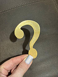 Топер із ламінованого картону без ніжки "Знак ?"