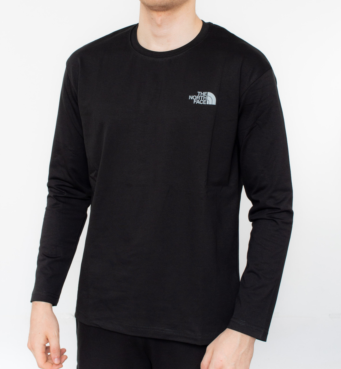 Чоловічий лонгслів TNF чорний