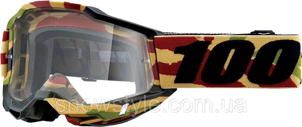 Маска для вело - мотокросу мотоокуляри 100% Accuri 2 mission/clear lens, фото 1