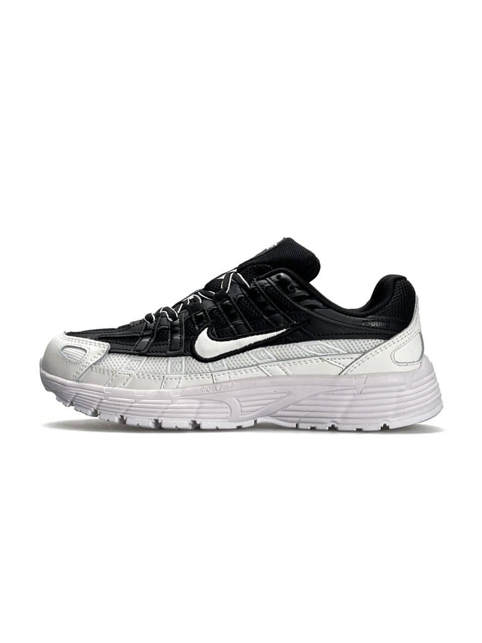 Жіночі кросівки шкіряні текстиль Nike P-6000 W White Black, кеди Найк шкіра текстильні 36