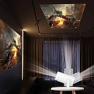 Смарт ігровий проектор з іграми, 2 джойстиками і пультом S40 MAX Android 11 Білий, фото 6