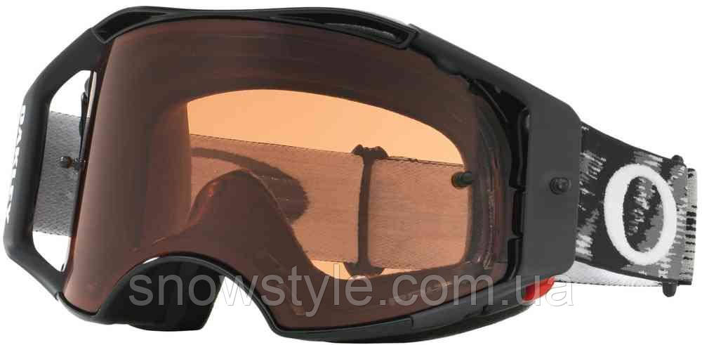 Маска для мотокросу мотоокуляри Oakley Airbrake MX Jet Black Speed Prizm MX Bronze, фото 1
