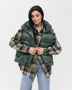 Жіночий жилет, що створений для вашого комфорту, Зелений