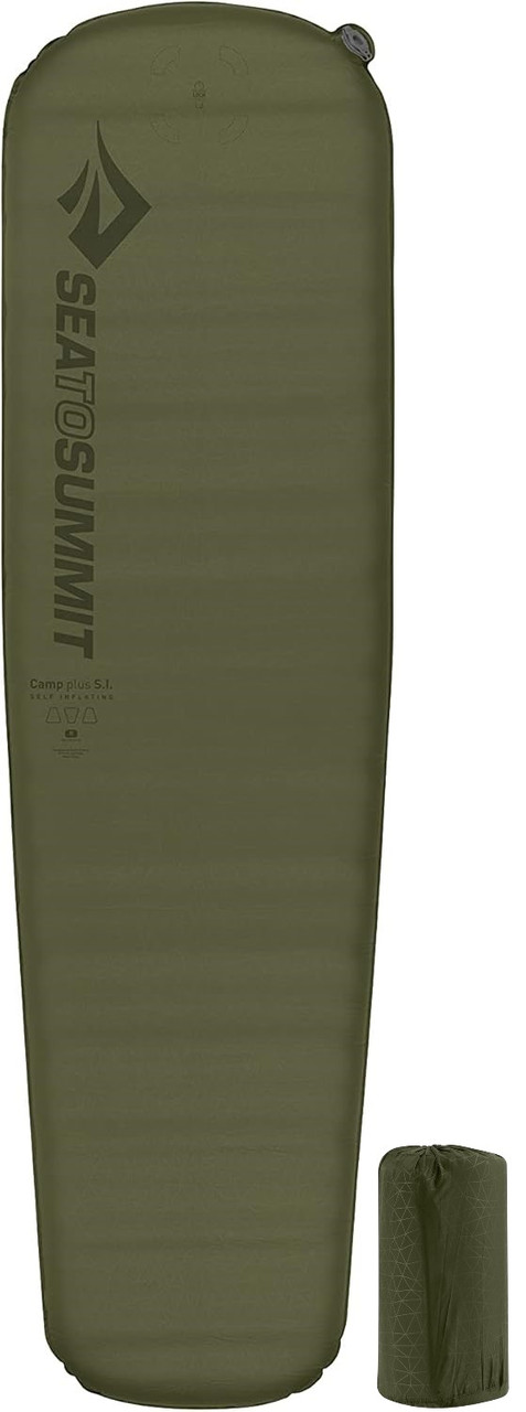 Каремат Sea to Summit Camp Plus Moss, Regular | Туристичний всесезонний самонадувний килимок 7.5 см