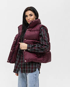 Жіночий жилет, що створений для вашого комфорту, Бордо