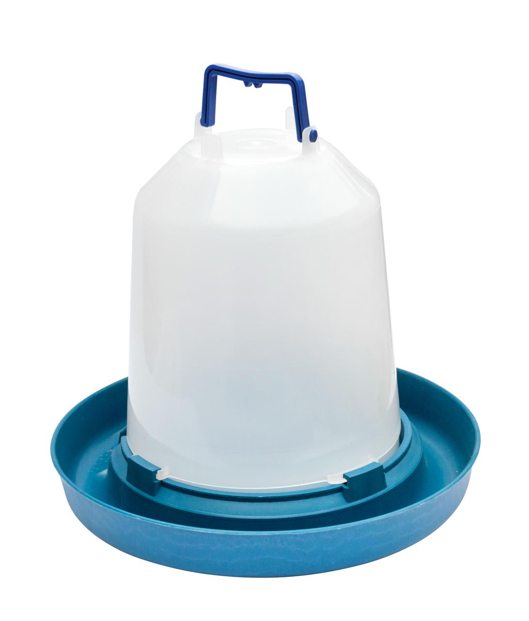 Поїлка для птиці 10 літрів із пластиковою ручкою (Сюрприз) 10 шт/уп, фото 1