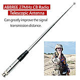 Телескопічна антена Abbree 27 МГц для Quansheng, фото 3