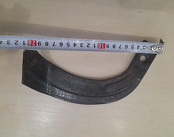 Ніж грунтофрези IT-225 (210) 21см  ЧОРНІ  на тракторну почвофрезу Китай GQN ДТЗ Заря