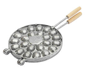 Форма для випічки алюмінієва Горіх 23 з дерев'яною ручкою