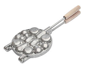 Форма для випічки алюмінієва Асорті лісове з дерев'яною ручкою