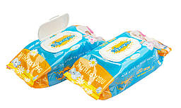 Вологі серветки Ніжність (120 шт/уп)