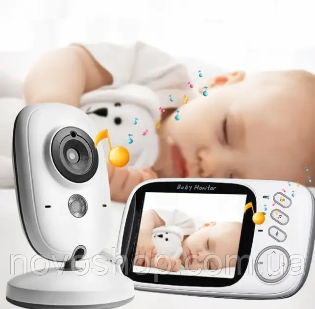 Відеоняня Baby Monitor VB603 з двостороннім аудіозв'язком камера спостереження