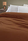 Муслінове покривало Sikel Izgi 220×240 Tutun колір коричневий
