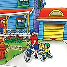 Каю катається на велосипеді. Мої історії (м'яка). Автор Ніколь Надо, фото 4