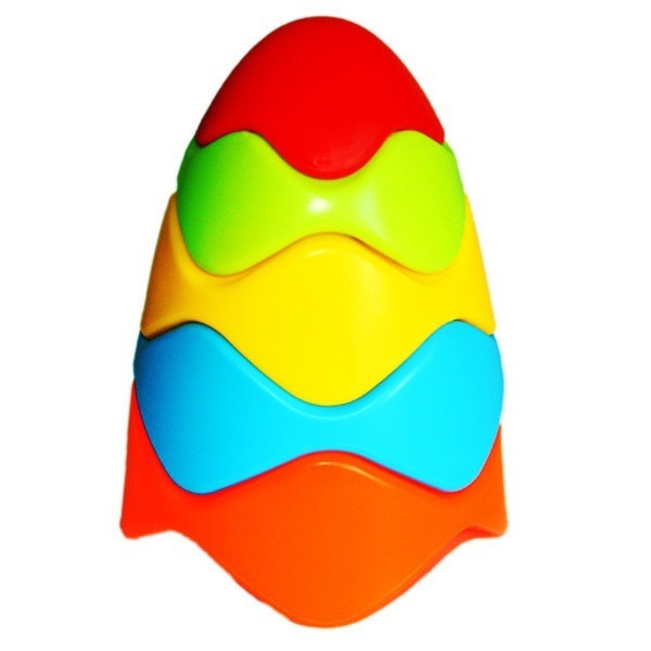 Іграшка дитяча піраміда Хвиля 2 арт. 1805 Бамсик Виготовлено В Україні Якість, фото 1