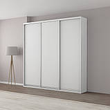 Шафа купе 3 двері 240 х 60 х 240 см N2, фото 4