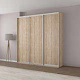 Шафа купе 3 двері 240 х 60 х 240 см N2, фото 5