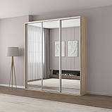 Шафа купе 3 двері 240 х 60 х 240 см N2, фото 7