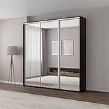 Шафа купе 3 двері 240 х 60 х 240 см N2, фото 8