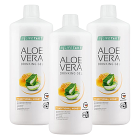 ЛР Питний Гель Алоє Вера Мед LR Aloe Vera 90% Набір з 3 шт. Німеччина