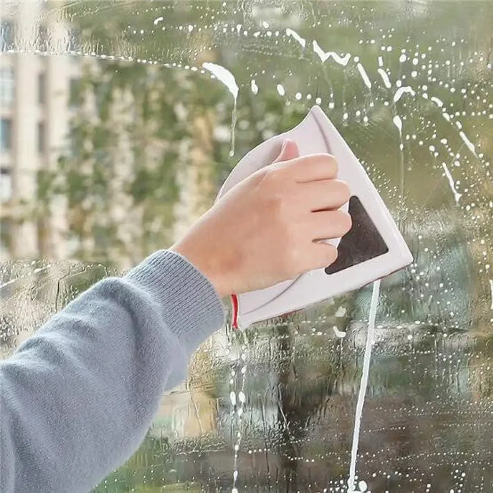 Двухсторонняя магнитная щетка для мойки стекла и окон 15-24 мм Double Faced Glass Cleaner
