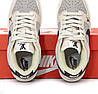 Жіночі чоловічі кросівки Nike SB Dunk Low x Louis Vuitton Grey Найк Данк Луи Вітон сірі замшеві, фото 6