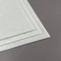 Фетр щільний, 2 мм 20х30 см, колір - білий