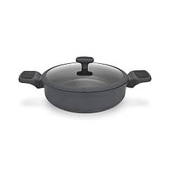 Сотейник "Titanium Pro" 28х8см/4.3л алюминиевый с антипригарным покрытием Greblon C3 Fissman