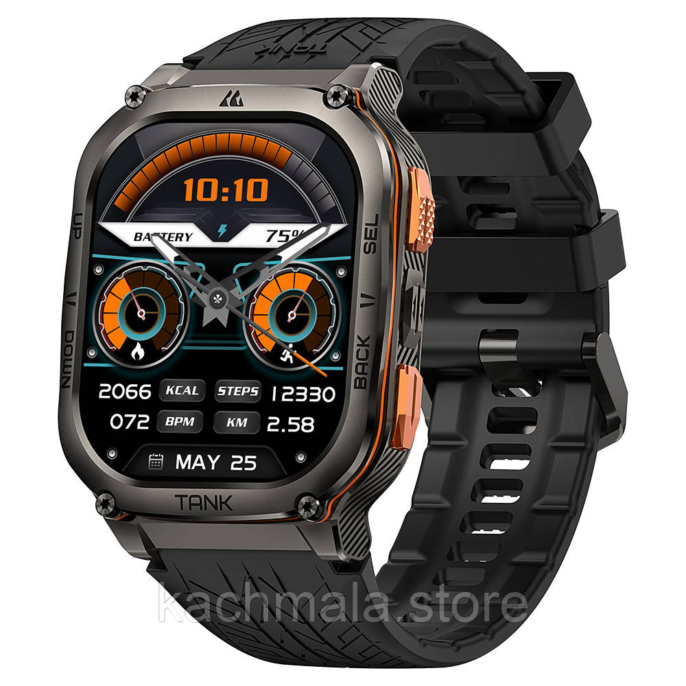 Розумний смарт годинник Kospet TANK M3 ULTRA Black
