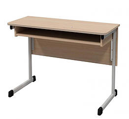 Стіл лабораторний 2-місний з пластиковою столешнею HPL для кабінету фізики або хімії