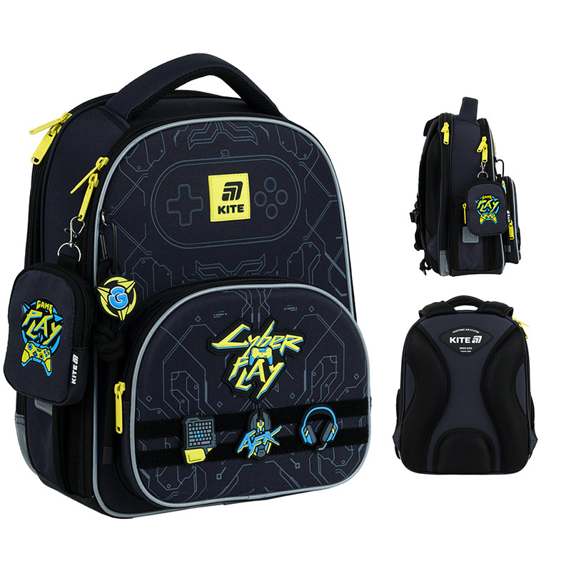 Рюкзак Kite Education каркасний 556M-2 Cyber 38х30х14 см, 12 л, 130-145 см