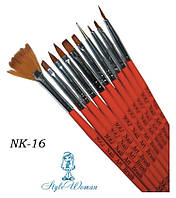 Кисти для росписи ногтей Yre Nail Art Brush NK-16