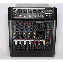 Аудіокшер Mixer BT 5200D/5300D 4ch мікшер 4 канали, мікшер з Bluetooth, мікшер з USB-входом