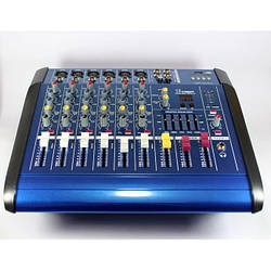 Аудіокшер Mixer BT6300D 7ch мікшер 7 каналів, мікшер з Bluetooth, мікшер з USB