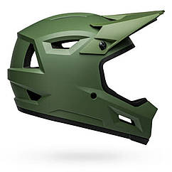 Велошолом фулфейс BMX даунхіл Bell Sanction 2 Matte Dark Green XL (59-61см)