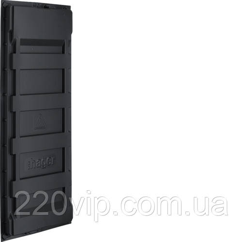 Заглушка пластикова для 4-рядного щита Volta багаторазова VZ539 Hager Хагер бокс, шафа, фото 1