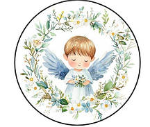 Цукрова картинка Хрестини 9493