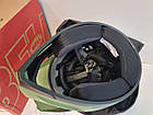 Велошолом фулфейс BMX даунхіл Bell Sanction 2 Matte Dark Green XL (59-61см), фото 6