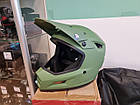 Велошолом фулфейс BMX даунхіл Bell Sanction 2 Matte Dark Green XL (59-61см), фото 9