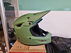 Велошолом фулфейс BMX даунхіл Bell Sanction 2 Matte Dark Green XL (59-61см), фото 8