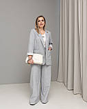 Костюм брючний Вегас сірий, фото 4