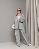 Костюм брючний Вегас сірий, фото 5