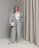 Костюм брючний Вегас сірий, фото 6