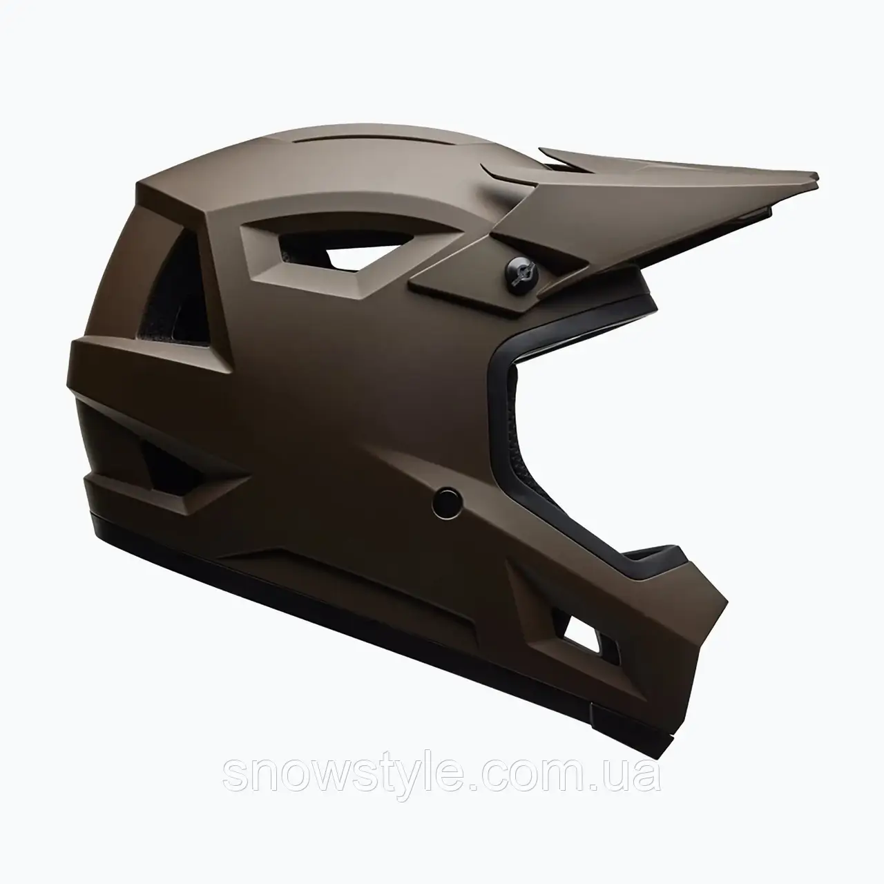 Велошолом фулфейс BMX даунхіл Bell Sanction 2 Matte Dark Brown M (55-57см), фото 1