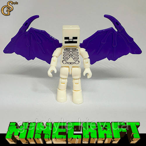 Фігурка Скелет Майнкрафт Minecraft усі частини рухомі