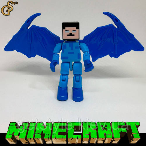 Фігурка Стів Майнкрафт Minecraft усі частини рухомі
