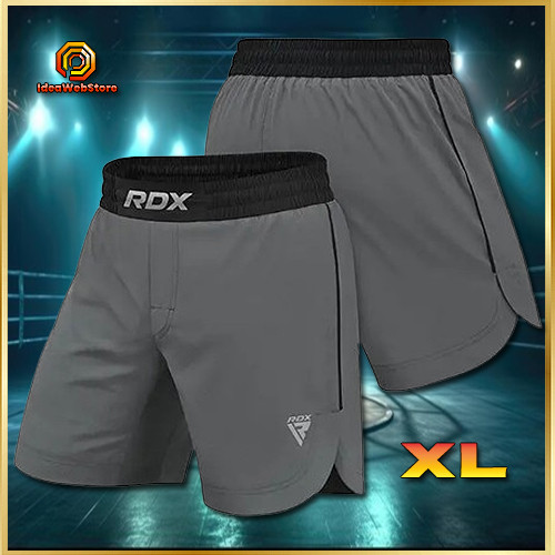 Спортивні шорти для єдиноборств сірі MMA RDX T15 GREY розмір XL