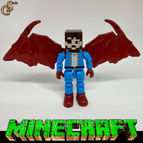 Фігурка Пірат Майнкрафт Minecraft усі частини рухомі