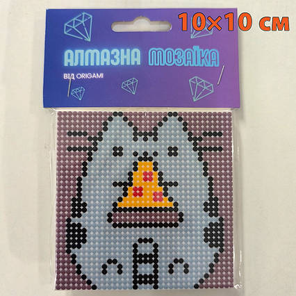 Алмазна мозаїка Пушин Кіт (10*10) / Pusheen
